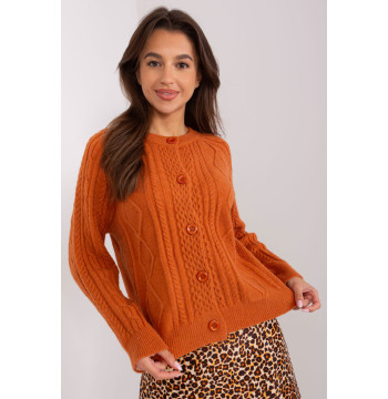 Sweter Damski Model AT-SW-2346-2.99P Dark Orange - AT