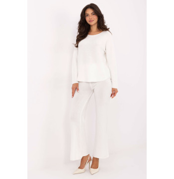 Spodnie Komplet Model IT-KMPL-2219.51 Ecru - Italy Moda