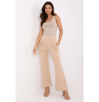 Spodnie Dresowe Model DHJ-SP-20518.12 Light Beige - Italy Moda