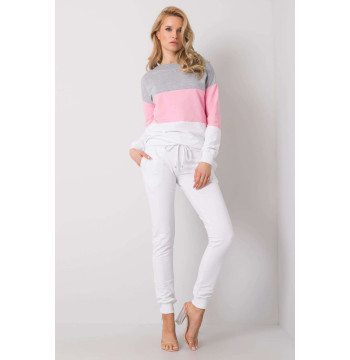 Spodnie Komplet Model RV-KMPL-5971.05 Grey/Pink - Rue Paris