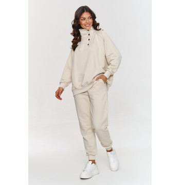 Spodnie Komplet Model A5 Light Beige - Makadamia