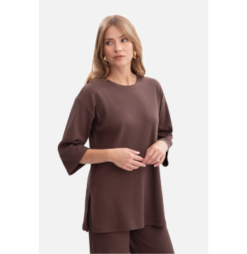 Bluzka Model B301 Brown - BeWear