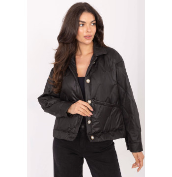 Kurtka Damska Model IT-KR-FL9626.77 Black - Rue Paris