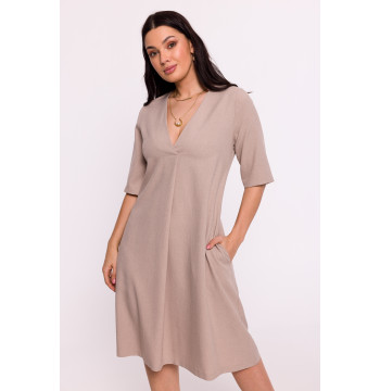 Sukienka Model B280 Beige - BeWear