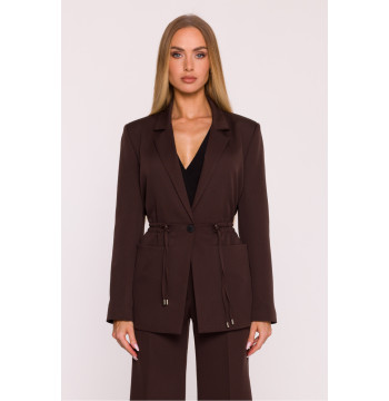 Marynarka Damska Model MOE873 Brown - Moe