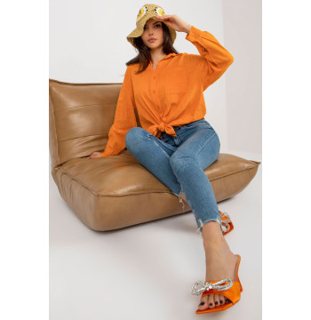 Koszula Damska Model TW-KS-BI-26698.50 Orange - Och Bella