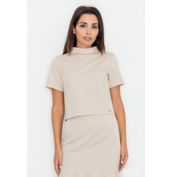 Bluzka Model M542 Beige - Figl