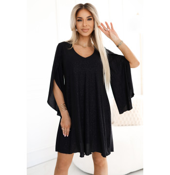 Sukienka Model Livia 597-1 Black Brokat - Numoco