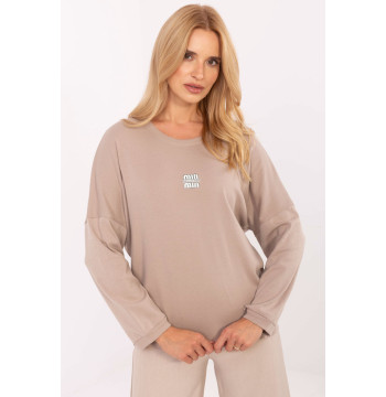 Bluzka Model RV-BZ-A823.49 Dark Beige - Relevance
