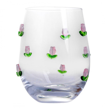 Szklanka termiczna, tulipany 500 ml 1szt - SZK130
