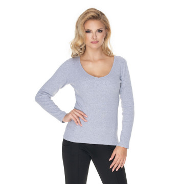Bluzka Model 0165 Grey - PeeKaBoo