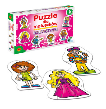 ALEXANDER Puzzle dla maluszków - dziewczynki 2+