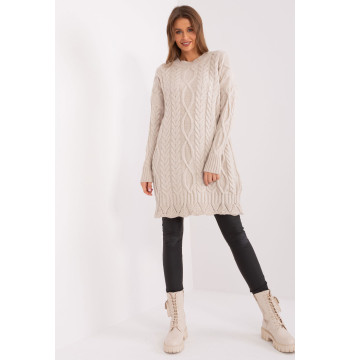 Sukienka Model LC-SK-8012-2.25P Light Beige - Rue Paris