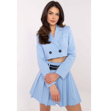 Żakiet Model DHJ-ZT-8670.16 Light Blue - Italy Moda