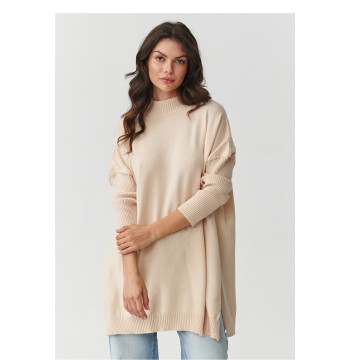 Sweter Damski Model S164 Nude - Makadamia