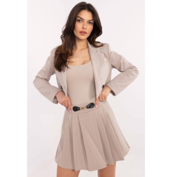 Spodnie Spódnicospodnie Model MI-SD-G60501.66P Dark Beige - Italy Moda