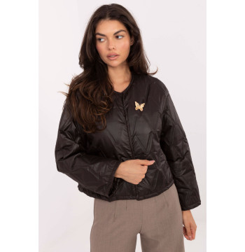 Kurtka Damska Model IT-KR-FL8357.82 Dark Brown - Rue Paris