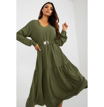Sukienka Model TW-SK-BI-2021706.93P Khaki - Och Bella