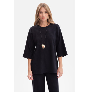 Bluzka Model B301 Black - BeWear