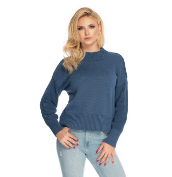 Sweter Damski Model 70035 Denim Jeans - PeeKaBoo