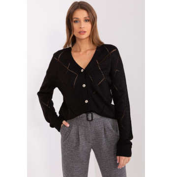 Sweter Damski Model LC-SW-A10-1.23X Black - Rue Paris