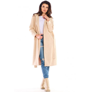 Płaszcz Damski Model A464 Beige - awama