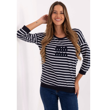 Bluzka Model RV-BZ-A790.47 Navy - Relevance