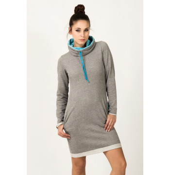 Sukienka model Kaja Light Gray/Blue - Tessita