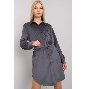 Sukienka Model DHJ-SK-10333.12P Grafit - Italy Moda