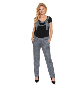 Spodnie Ogrodniczki Model 0188 Black - PeeKaBoo
