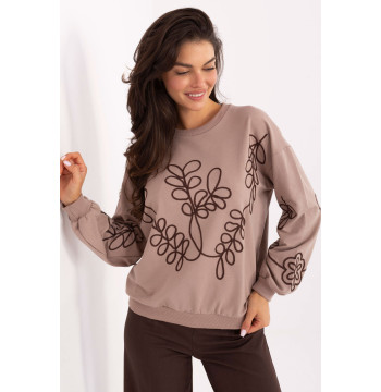 Bluza Damska Model RV-BZ-A175.02 Dark Beige - Relevance