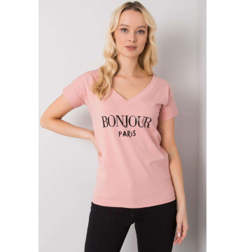 T-shirt Damski Model FA-TS-7161.32P Light Pink - Fancy