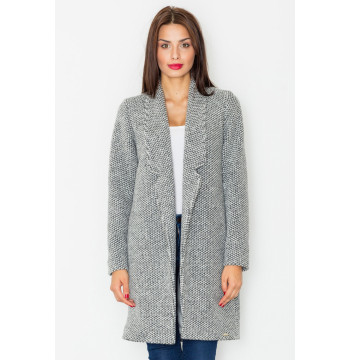 Płaszcz Damski Model M527 Grey - Figl