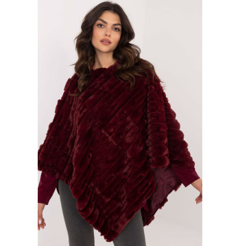 Sweter Poncho Model AT-PN-2347.68 Bordo - AT