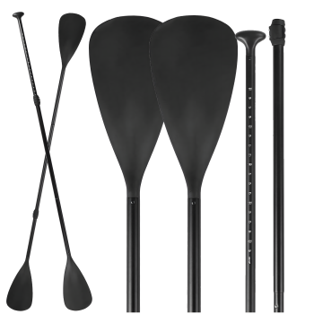 Składane Wiosło Kajakowe do Deski SUP 2w1 Regulowane 4-Częściowe 210 cm Pro