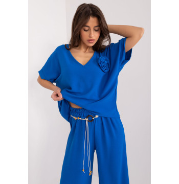 Bluzka Model DHJ-BZ-8368.02 Cobalt - Italy Moda