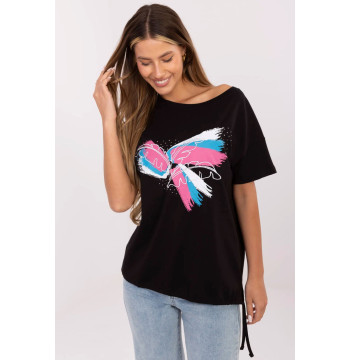 T-shirt Damski Model CLM-TS-1019.79 Black - Factory Price