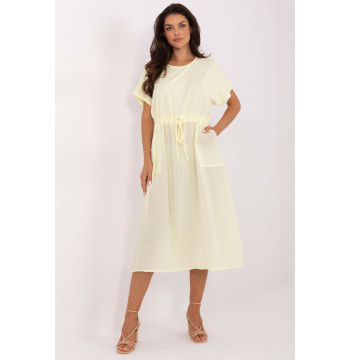 Sukienka Model TW-SK-BI-6-2041.89 Light Yellow - Och Bella