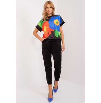 Spodnie Komplet Model DHJ-KMPL-8899-1.04 Black - Rue Paris