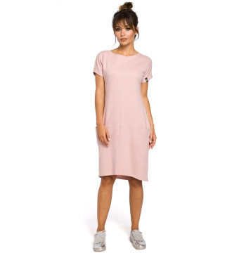 Sukienka Model B050 Powder Pink - BeWear