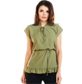 Bluzka Model A269 Khaki - awama