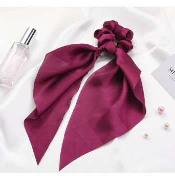 Gumka do włosów apaszka długa Magenta PIN UP GUM5F