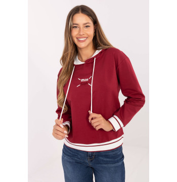 Bluza Damska Model RV-BL-A857.47 Bordo - Relevance