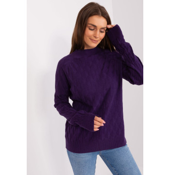 Sweter Damski Model AT-SW-2326.37X Dark Violet - AT