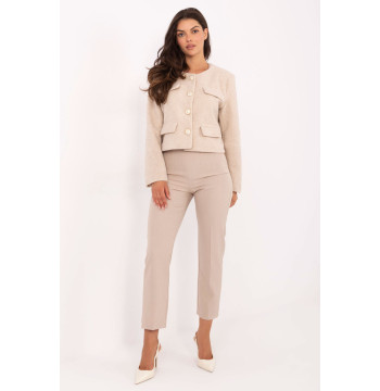 Spodnie Damskie Model IT-SP-FL9069.00 Beige - Rue Paris