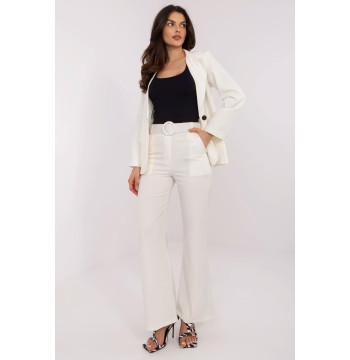 Spodnie Damskie Model DHJ-SP-18737.08 Ecru - Italy Moda
