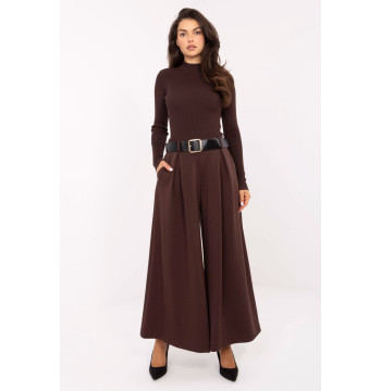 Spodnie Damskie Model IT-SP-17872.76 Dark Brown - Italy Moda