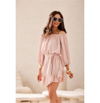 Sukienka Model Giulia PRO SUK0523 Pink - Roco Fashion