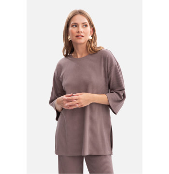 Bluzka Model B301 Cacao - BeWear