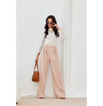 Spodnie Damskie Model Ginny BEZ SPD0040 Beige - Roco Fashion